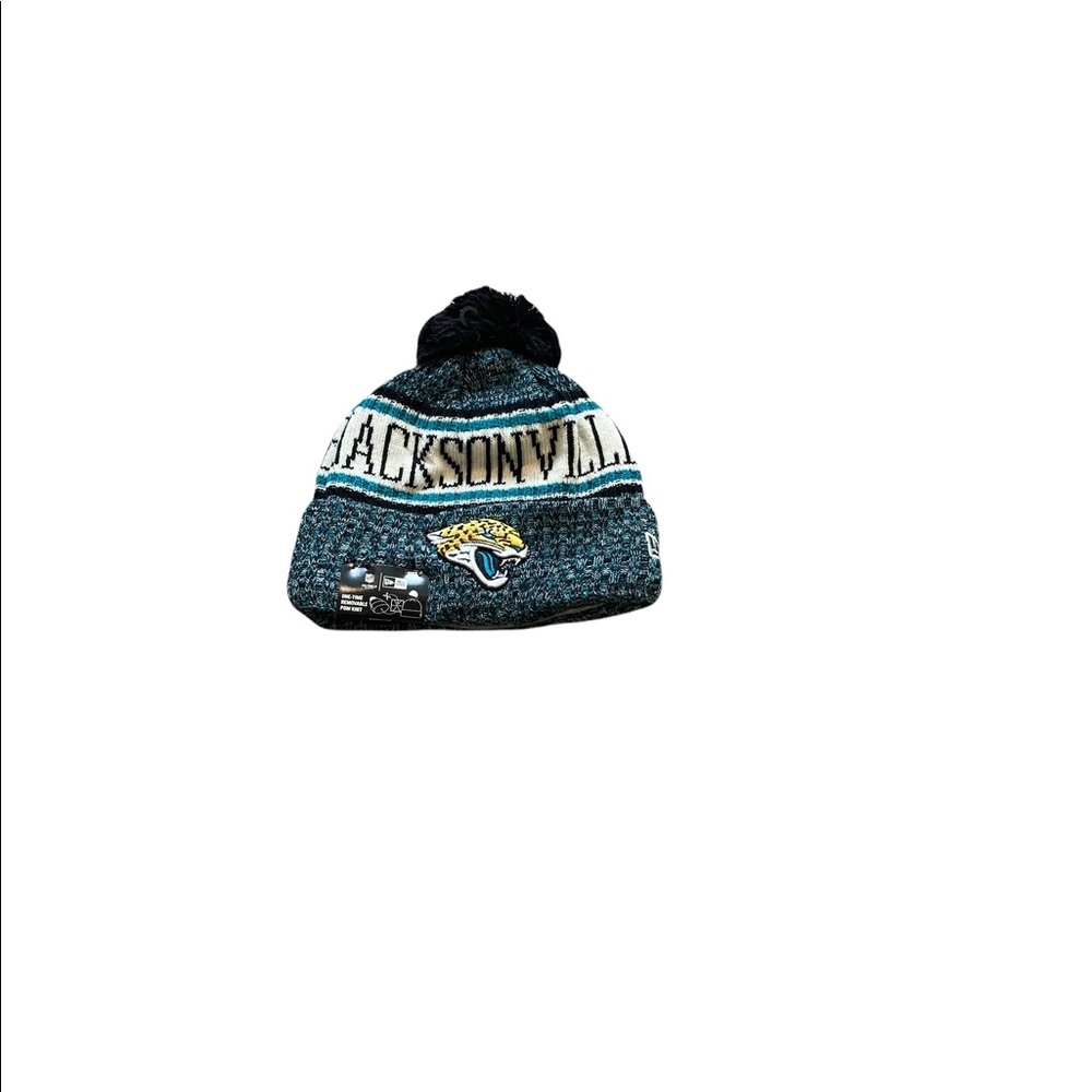 Jacksonville Jaguars New Era Sideline‎ Pom Beanie Hat Cap